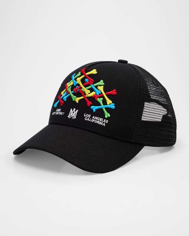 Kid's Bones Embroidered Trucker Hat